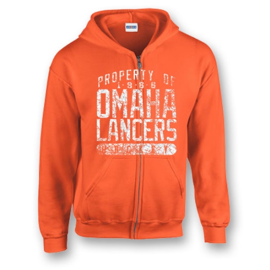 Lawlor's Custom Sportswear Omaha Lancers Prop Full Zip Hoodie