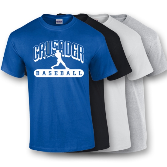 Picture of Crusader Arched Baseball T-shirt