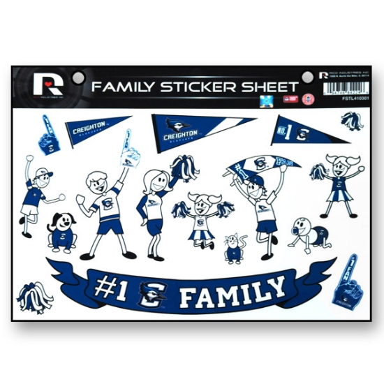 Picture of Creighton Family Sticker Sheet