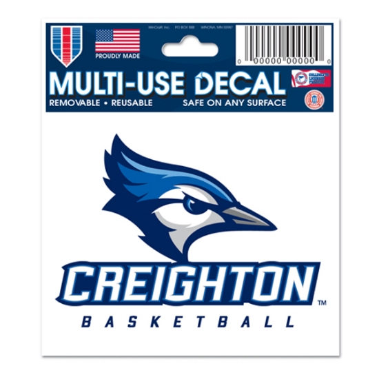 Picture of Creighton BASKETBALL 3" x 4" Multi-Use Decal