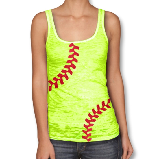 Picture of Softball Laces Tank Top