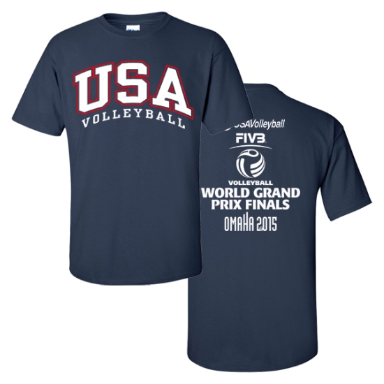 Lawlor's Custom Sportswear | FIVB Volleyball Arched T-Shirt