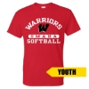 Picture of Warriors Softball Cotton T-Shirt | Youth