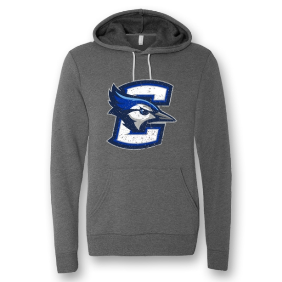 Picture of CU Distressed CBird Hooded Pullover Sweatshirt