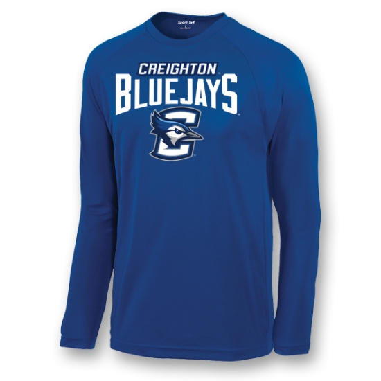 CU Bluejays Performance Long Sleeve Shirt | Lawlor's Custom Sportswear
