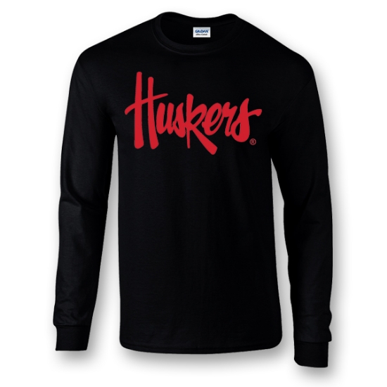 Picture of NU Huskers Script L/S T-Shirt