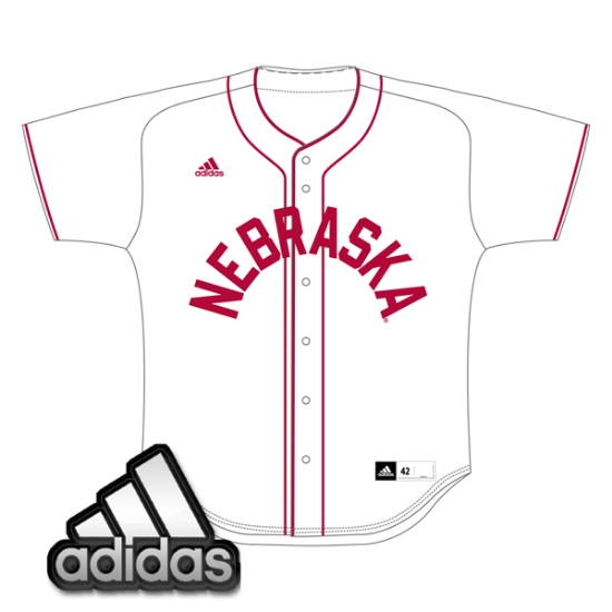 Picture of NU Adidas® Authentic Baseball Jersey