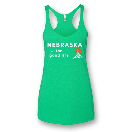 Picture of Nebraska Good Life Racerback Tank | Ladies