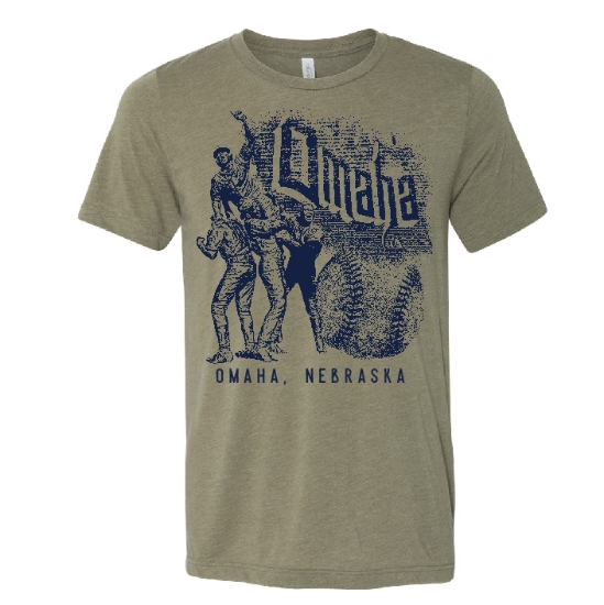 Picture of Omaha Baseball Statue T-Shirt