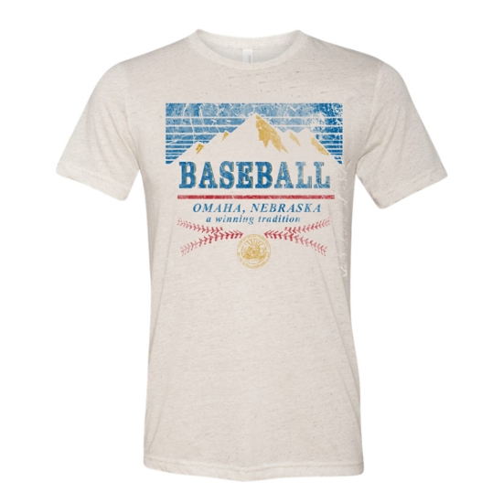 Lawlor's Custom Sportswear Omaha Baseball Busch TShirt
