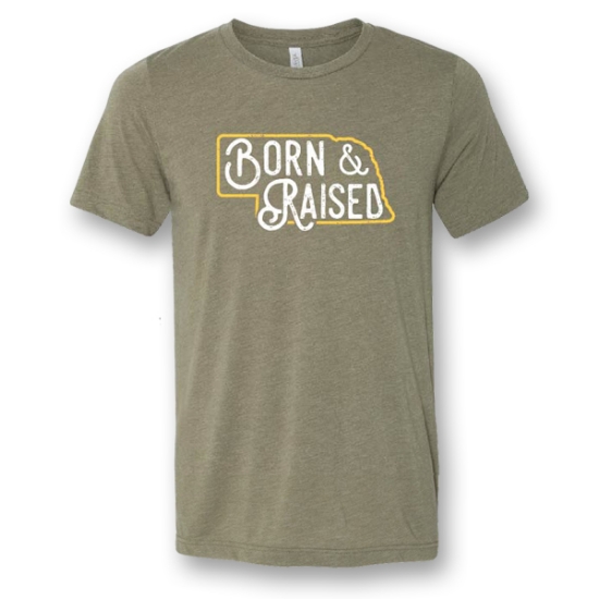 Picture of Nebraska Born & Raised T-Shirt