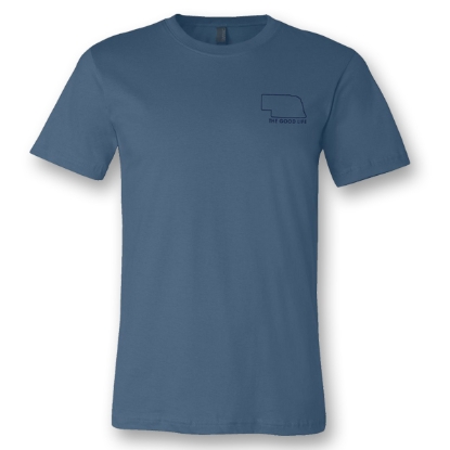 Picture of Nebraska Good Life Sunset T-Shirt