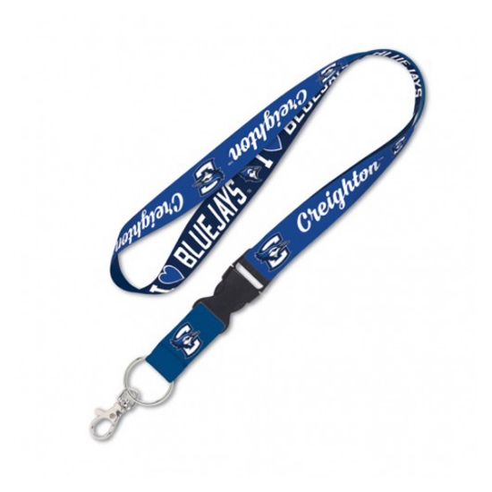 Picture of Creighton I Heart Bluejays Lanyard with Detachable Buckle