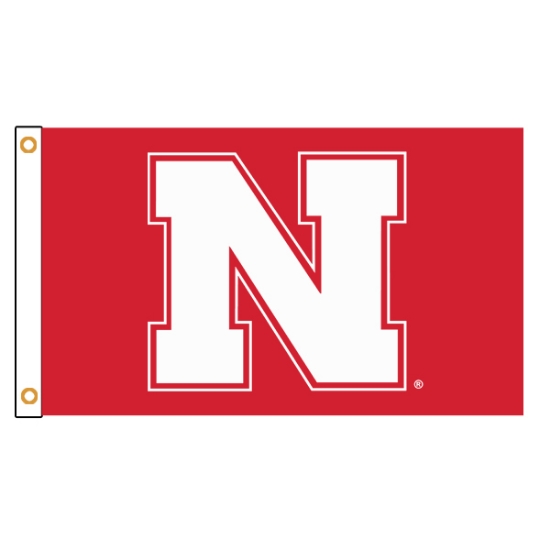 Picture of Nebraska Iron N Sublimated Flag