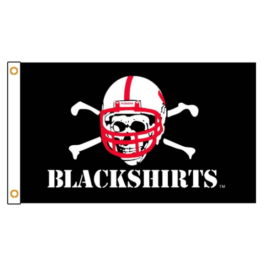 Picture of NU Blackshirts Flag