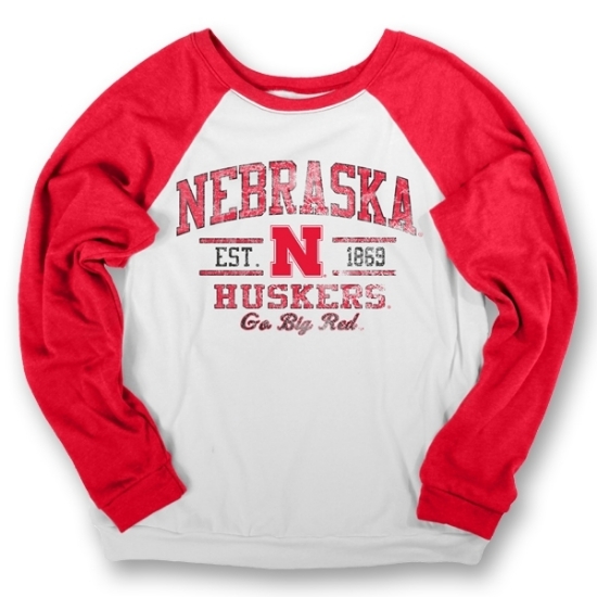 Picture of Nebraska Cozy Fleece Crew | Ladies