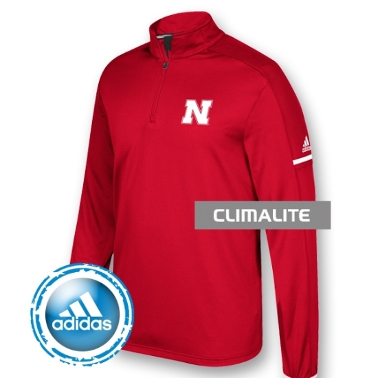 Picture of NU Adidas® Sideline L/S ¼ Zip Pullover