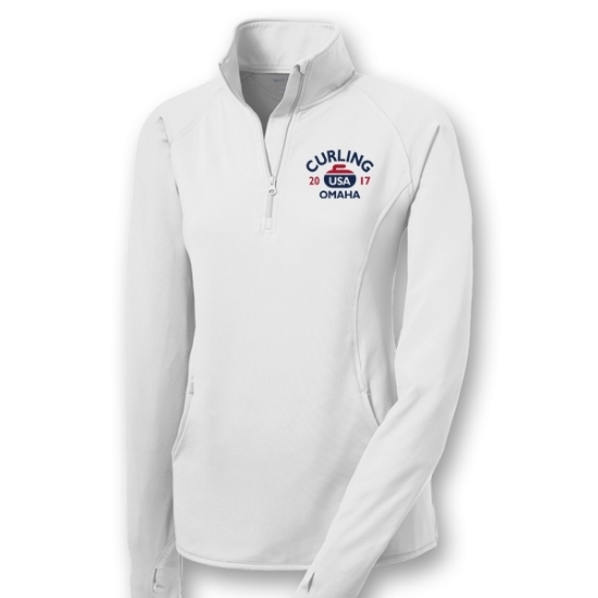 Picture of USA Curling Sport Stretch ¼ Zip Pullover | Ladies