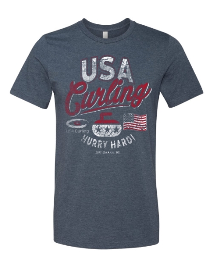 Picture of USA Curling Hurry Hard T-Shirt