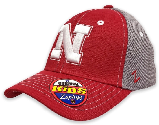 Picture of Nebraska Z Kids Pregame Hat | Stretch Fit