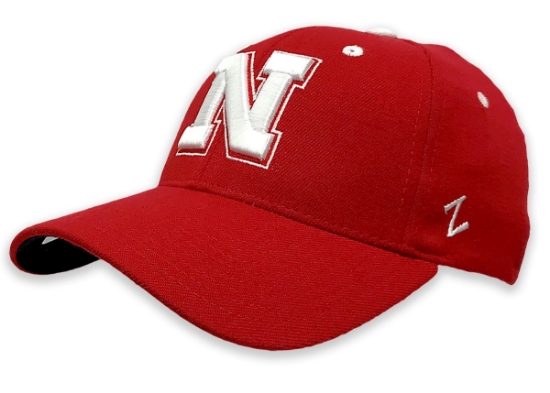 Picture of Nebraska Z N Hat ZF Red | Stretch Fit