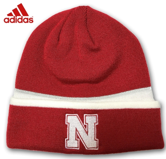 Picture of Nebraska Adidas® Coach Cuffed  | Beanie