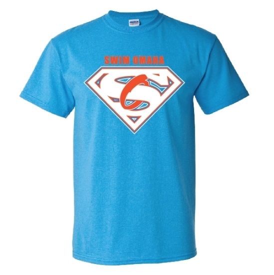 Picture of Swim Omaha Superman Short Sleeve Shirt