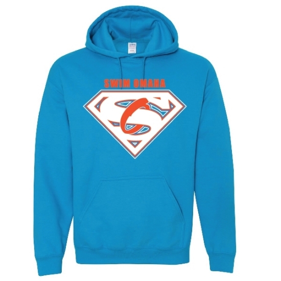 Picture of Swim Omaha Superman Hooded Sweatshirt