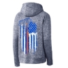Picture of Swim Omaha Flag Electric Heather Fleece Hooded Pullover