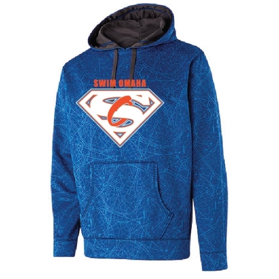 Swim Omaha Superman Complex Hoodie Lawlor's Custom Sportswear