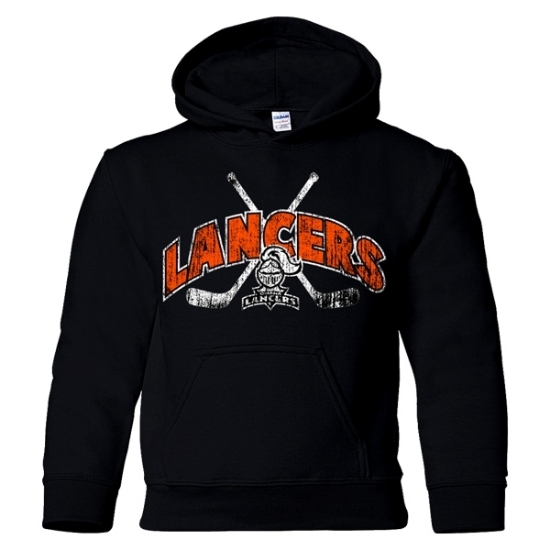 Picture of Lancers Youth Cross-Check Hooded Sweatshirt