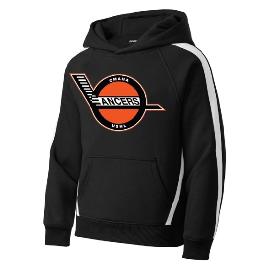 Picture of Lancers Youth Retro Sleeve Stripe Hooded Sweatshirt