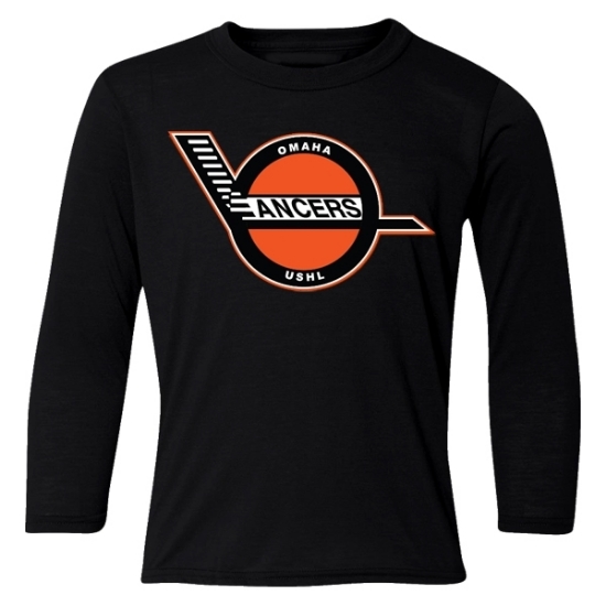 Picture of Lancers Youth Retro Performance Long Sleeve Shirt