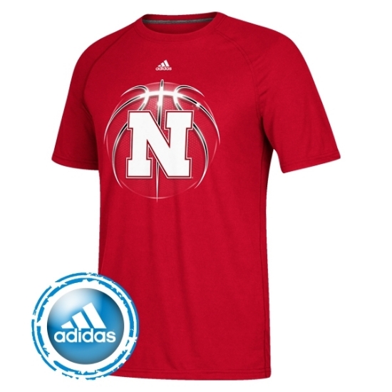 Picture of NU Adidas® Basketball Light Ball Short Sleeve Shirt