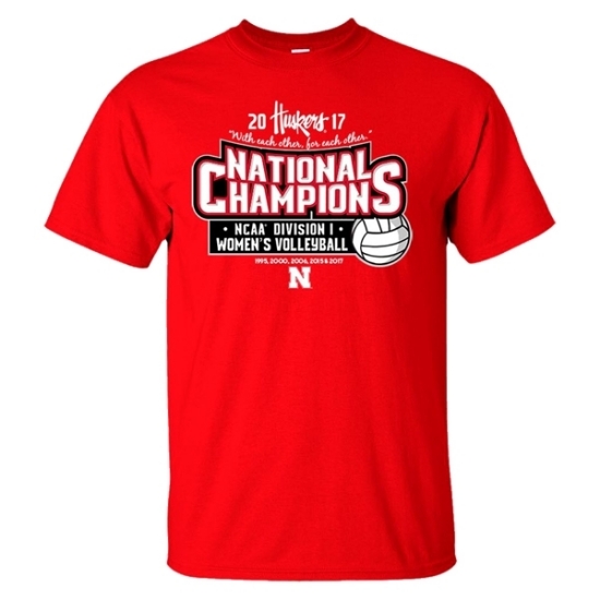 Picture of NU 2017 NCAA Women's Volleyball National Champions Short Sleeve Shirt