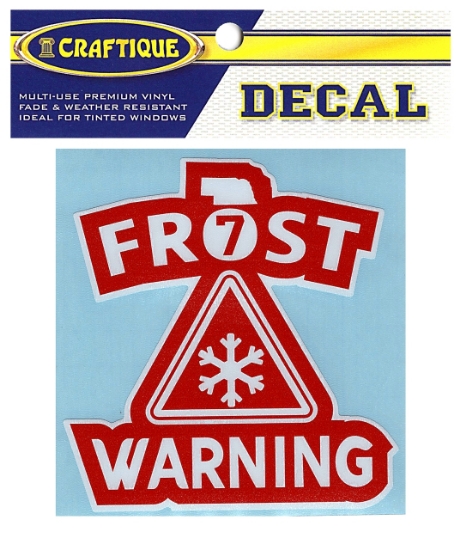 Picture of NU Decal | Frost Warning