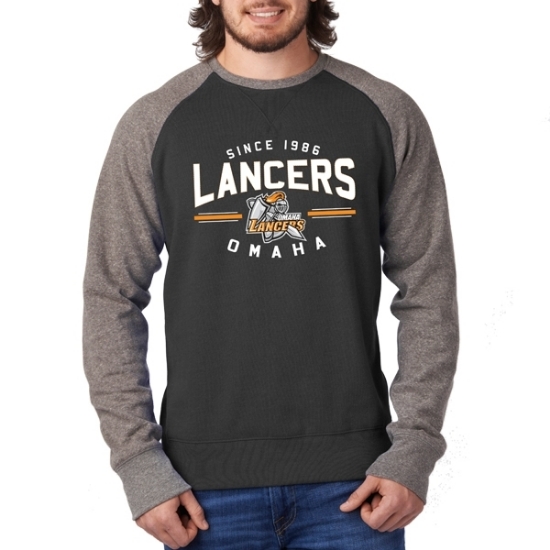 Lawlor's Custom Sportswear Lancers Color Block Crew Sweatshirt