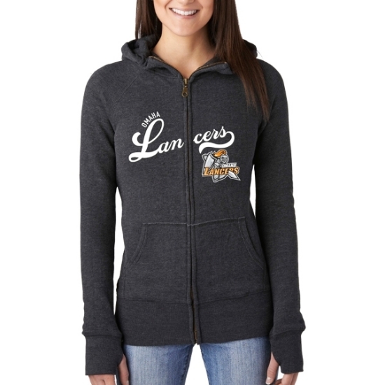 Picture of Lancers Ladies Classic Full Zip Hooded Sweatshirt