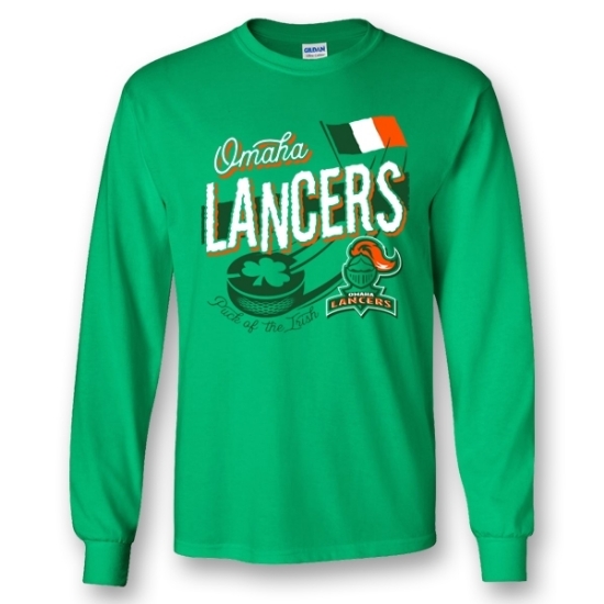Picture of Lancers St. Patrick's Day Long Sleeve Shirt