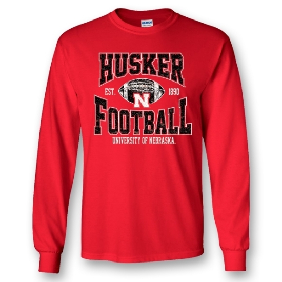 Picture of Nebraska Football Long Sleeve Shirt (NU-095)