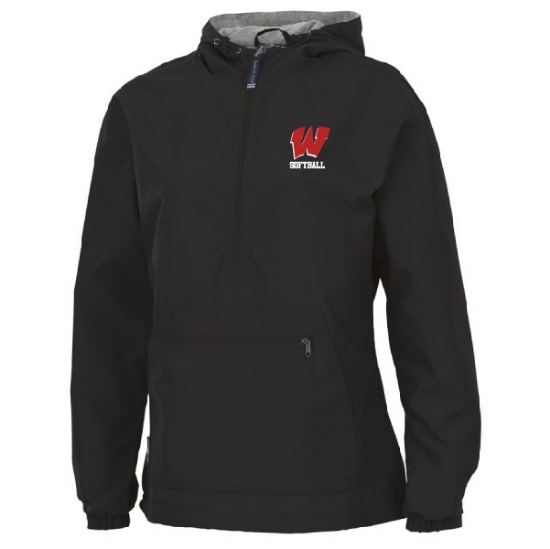 Picture of Warriors Softball Ladies Chatham Anorak Pullover
