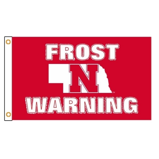Picture of NU Frost Warning 3' x 5' Sublimated Flag