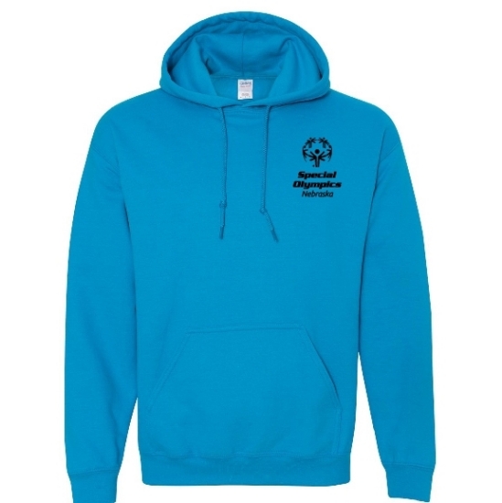hoodie with logo on chest