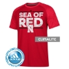 Picture of NU Adidas® Sea of Red Ultimate Short Sleeve Contrast Shirt