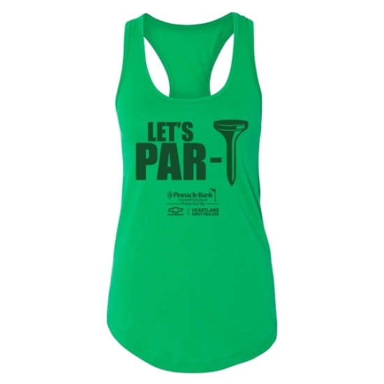 Picture of Pinnacle Bank Championship Ladies Let's Party Racerback Tank Top