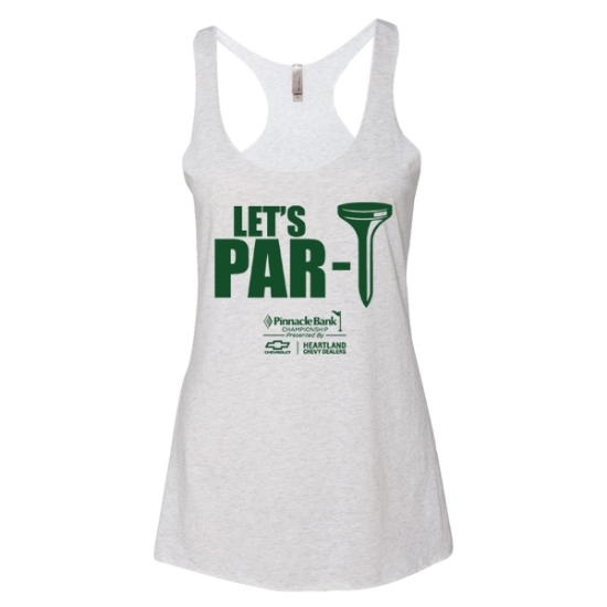 Picture of Pinnacle Bank Championship Ladies Let's Party Racerback Tank Top