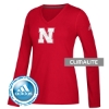 Picture of Nebraska Adidas® Ladies Sideline Sequel Ultimate Long Sleeve Shirt