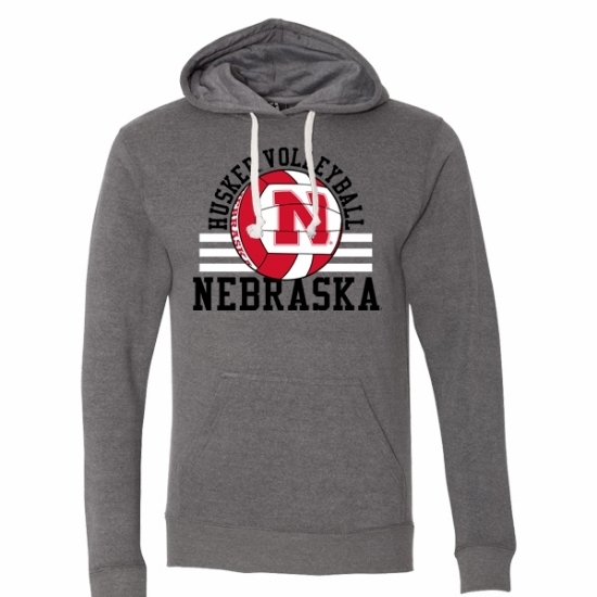 Picture of NU Volleyball Attack Line Hooded Sweatshirt
