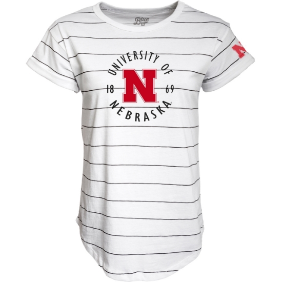 Picture of NU Blue 84® Ladies Nora Striped Tee
