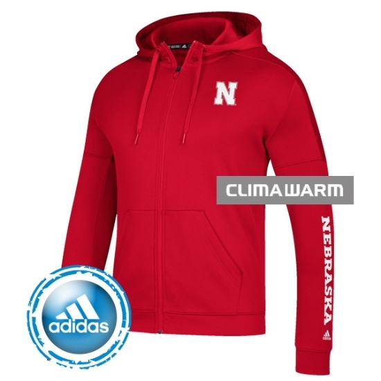 Picture of NU Adidas® Sideline Speed Team Issue Full Zip Hood